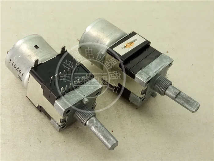 1 шт./лот Япония ALPS RK168 Четырехместный двигатель потенциометр 50KBX4 B50K длина ручки