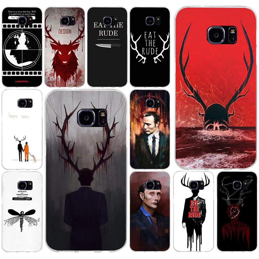 162AQ Hannibal eat the rude Мягкий ТПУ силиконовый чехол для samsung Galaxy s6 s7 edge s8 s9 plus