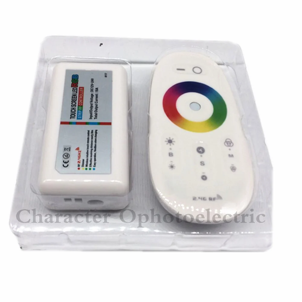 RGBW / RGB светодиодный контроллер с сенсорным экраном 2 4G DC12-24V 18A канал