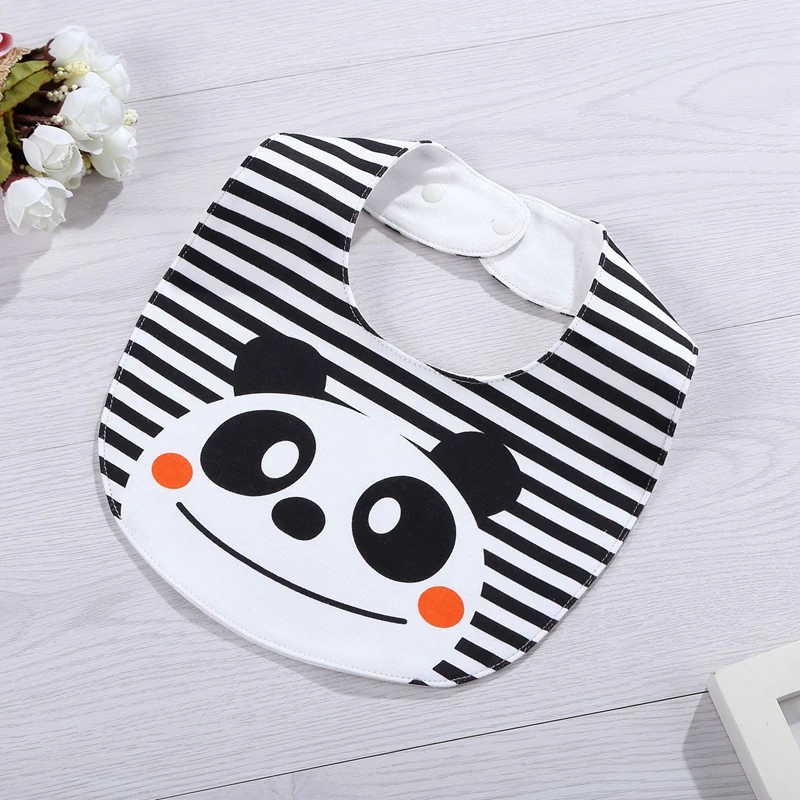 New Baby Cartoon Kawaii Bibs Cotton Waterproof Burp Cloths For Girls Boys Infant Cute Fashion Saliva Towels Newborn | Детская одежда и