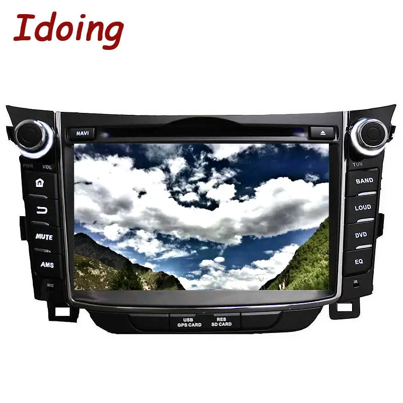 Idoing 2Din 7 &quotandroid8.0 2 г + 32 руль Fit Hyundai i30 Автомобильный Мультимедийный Плеер GPS