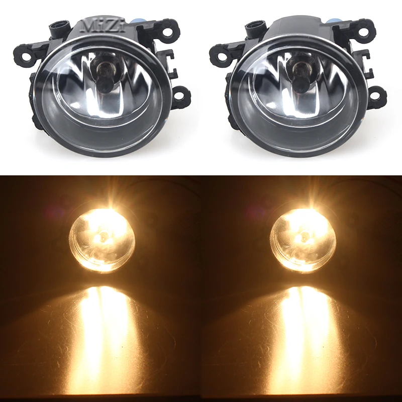 1 комплект противотуманных фар MIZIAUTO для Renault MEGANE 2 estate 2002-2015, галогенные высококачественные и абсолютно новые передние противотуманные фары, Стайлинг автомобиля