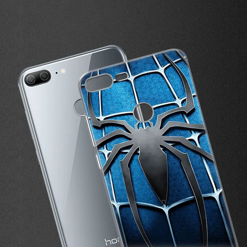 Популярный Мягкий силиконовый чехол для телефона Marvel Человек-паук для huawei Honor 20 20i 10 9 8 Lite 8X 8C 8A 8S 7S 7A Pro View 20 Модный чехол