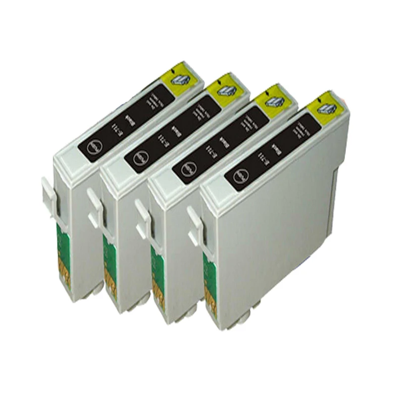 Картриджи с черными чернилами для Stylus D120 D78 D92 DX4000 DX4050 DX4400 DX4450 DX7400 DX8400 DX8450 DX9400F 4 x
