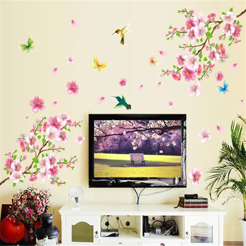 Idfiaf 1 шт. Высокое качество DIY украшения дома Телевизор ручка стены зеркало Wallstickers