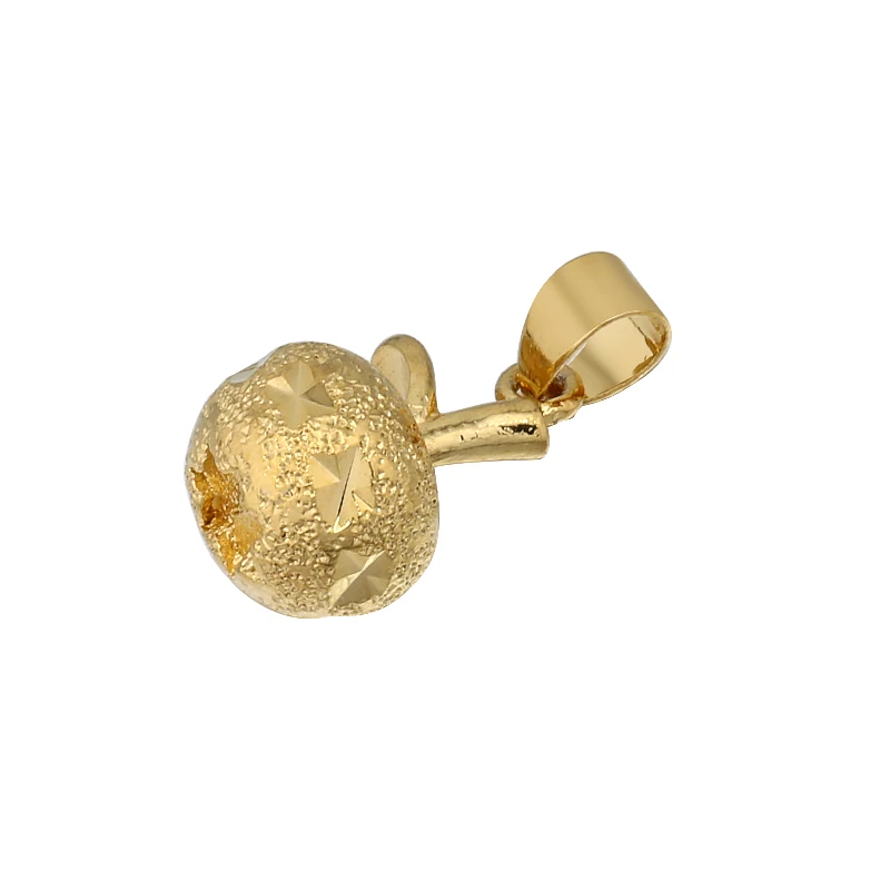 Изысканные подвески в форме яблок ювелирные изделия позолоченный помолвочный