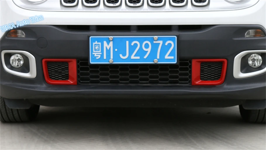 Lapetus 6 цветов для Jeep Renegade 2015 2016 2017 2018 ABS Авто Стайлинг Передняя головка бампер