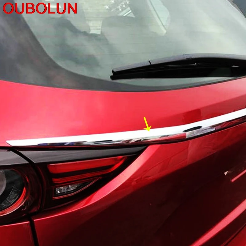 OUBOLUN 2 шт. автомобильные аксессуары для Mazda CX-5 CX5 2017 2018 ABS Хромированная Задняя
