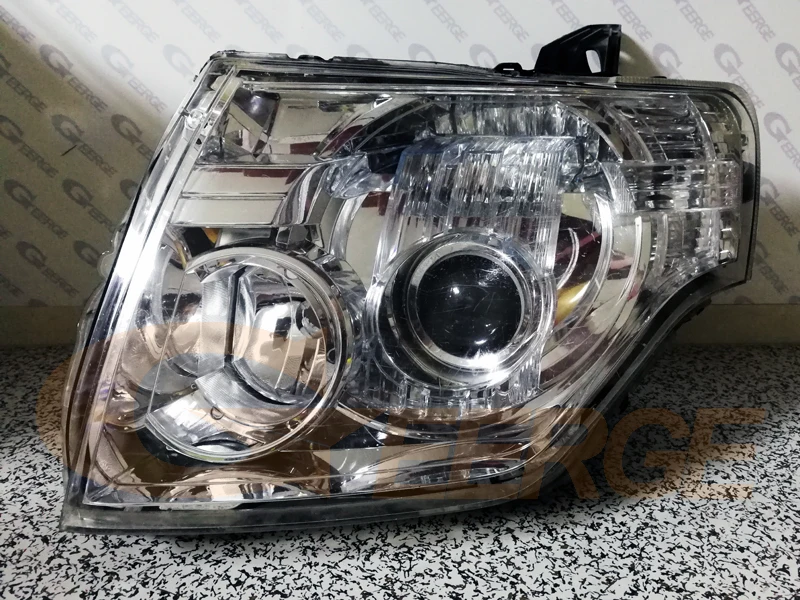 Для Mitsubishi pajero 2006 2007 2008 2009 2010 2012 2013 RF Bluetooth APP мульти-Цвет RGB комплект светодиодов «глаза ангела»