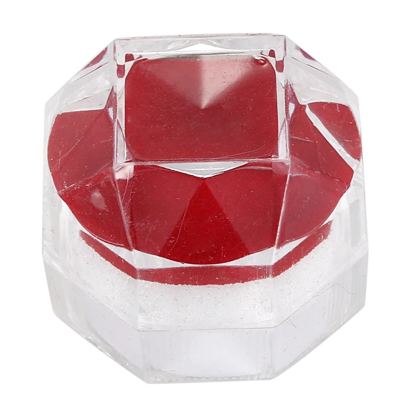 

30pcs Plastic Clear Crystal Jewelry Ring Display Storage Boxes