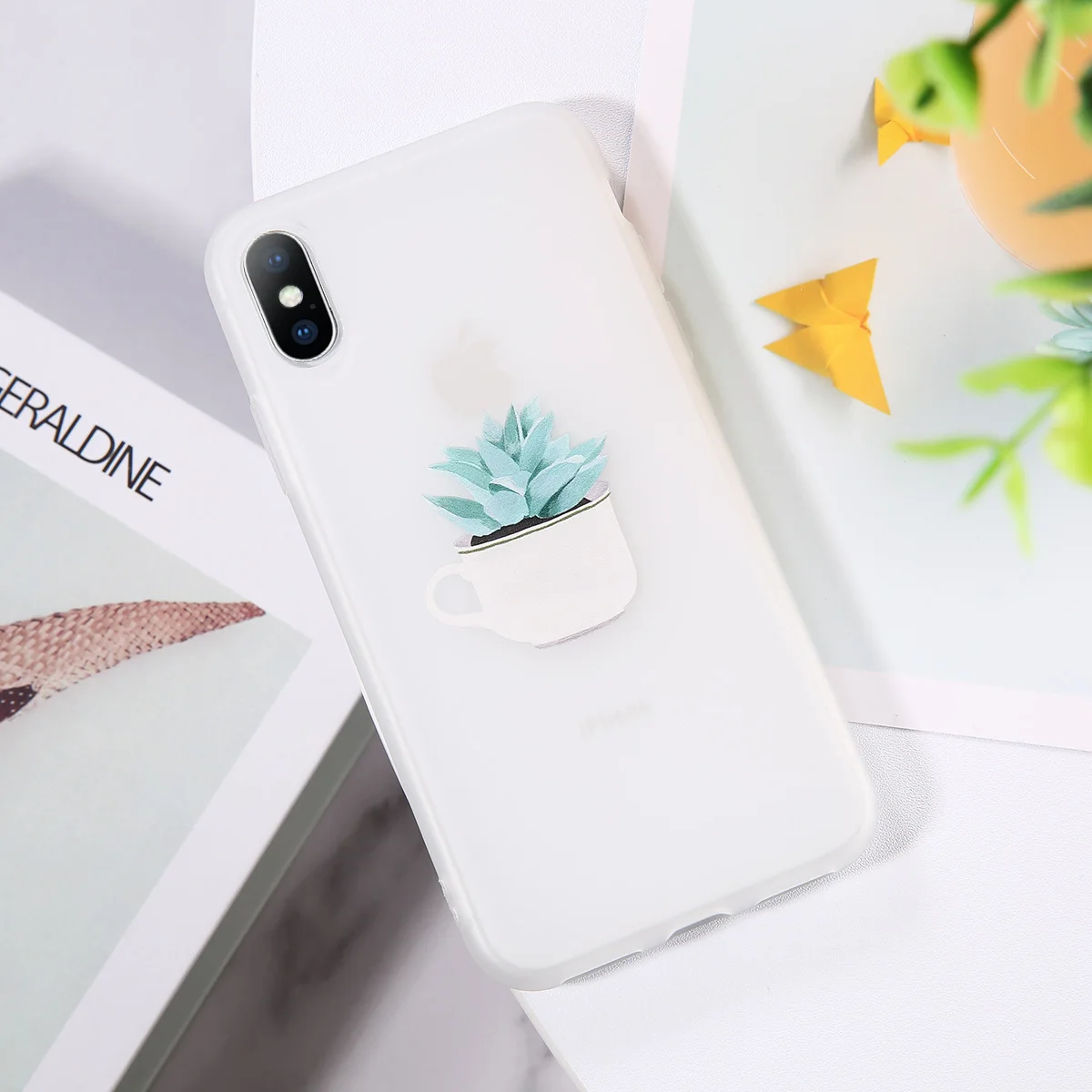T1 Чехол для iphone 5, 5S, SE, 6, 6 s, 7, 8 Plus, XS Max, XR, X, Зеленый Бонсай, ваза, Прозрачный чехол для телефона, чехол - Цвет: T1