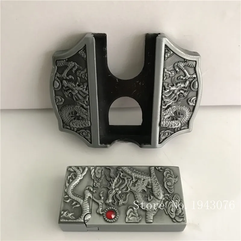 Розничная продажа новый стиль высокое качество 3D серебряная зажигалка с