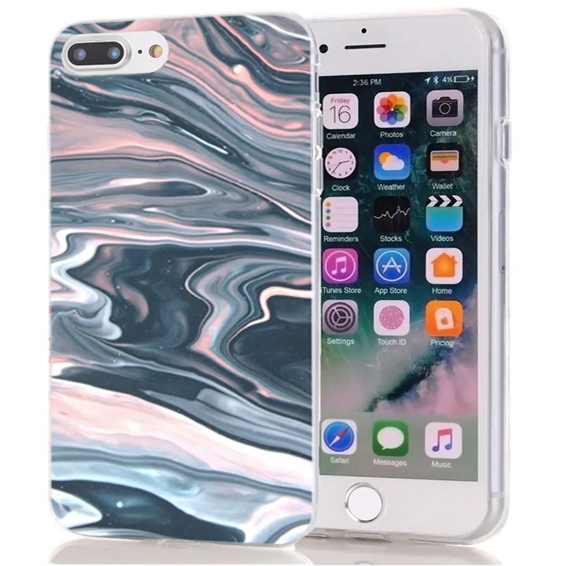 ТПУ Роскошный для iPhone 6 6plus Мягкий чехол дизайн мрамор алмаз 7 8 Plus X XS XR Max Телефон