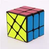 Yongjun 3x3x3 осевое колесо Fisher speed Magic Cube Профессиональный Кубик Рубика обучающая головоломка Cubo Magico обучающие игрушки для детей - Цвет: black wheel cube