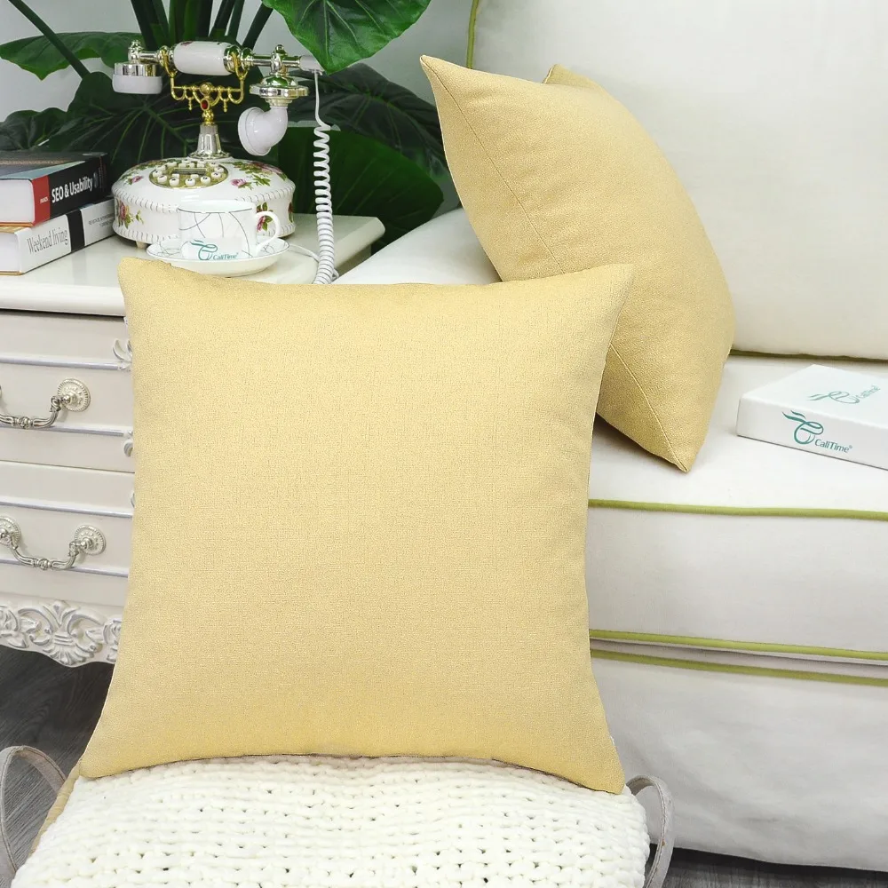 2 шт. квадратная CaliTime Уютная наволочки для подушек дивана диван кровать