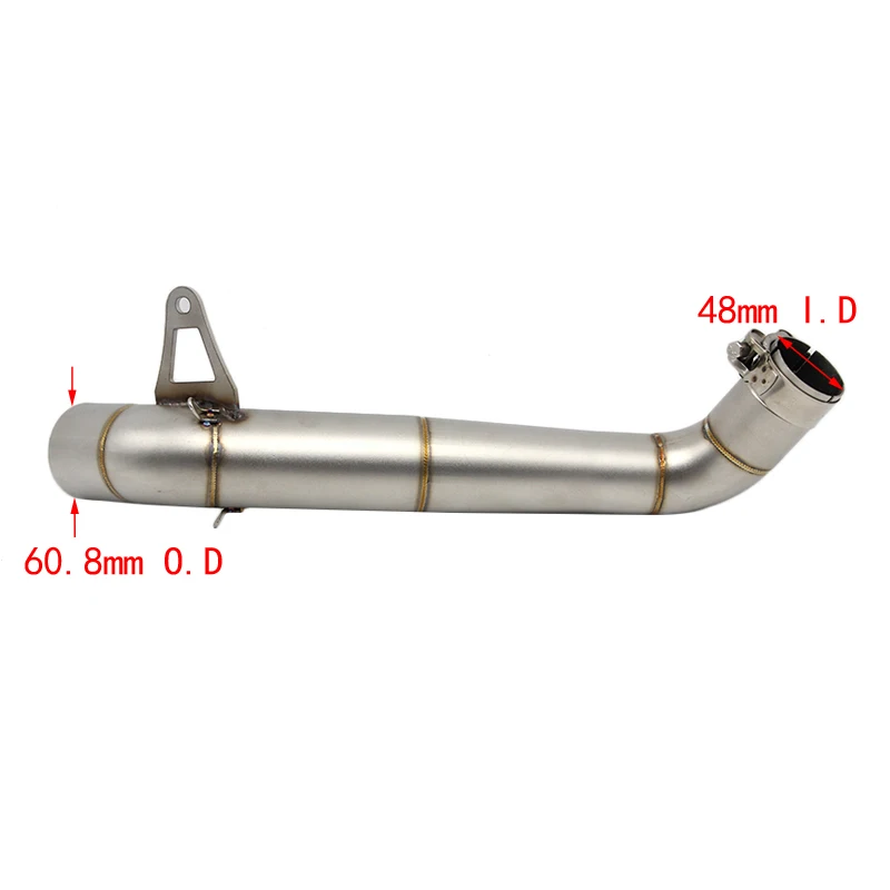 Motorcycle Parts Exhaust System Connection Middle Tube Stainless Steel For Honda CBR1000 2008-2016 | Автомобили и мотоциклы