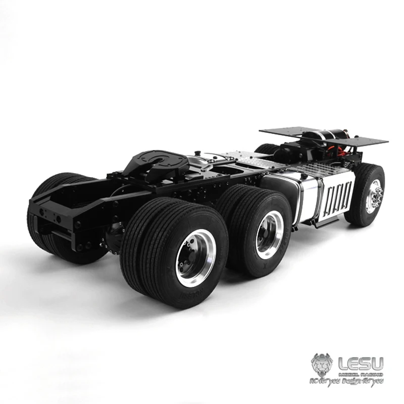 Грузовик Benz Actros 1/14 3363 полный привод 6X6 трактор металлический корпус рама с