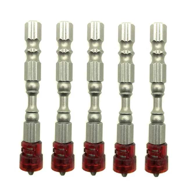 5pcs single head 5 шт. 65 мм гипсокартон отвёртка для гипсокартона биты 1/" шестигранный хвостовик Магнитная отвертка бит Ph2 Phillips винтовой привод инструменты - Цвет: 5pcs single head
