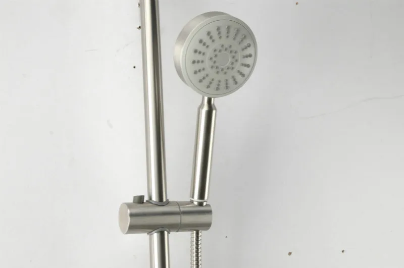 stainless steel Круглый из нержавеющей стали Showerhead осадков Насадки для душа Тропический Душ кран аксессуар Ванная комната светильники - Цвет: stainless steel