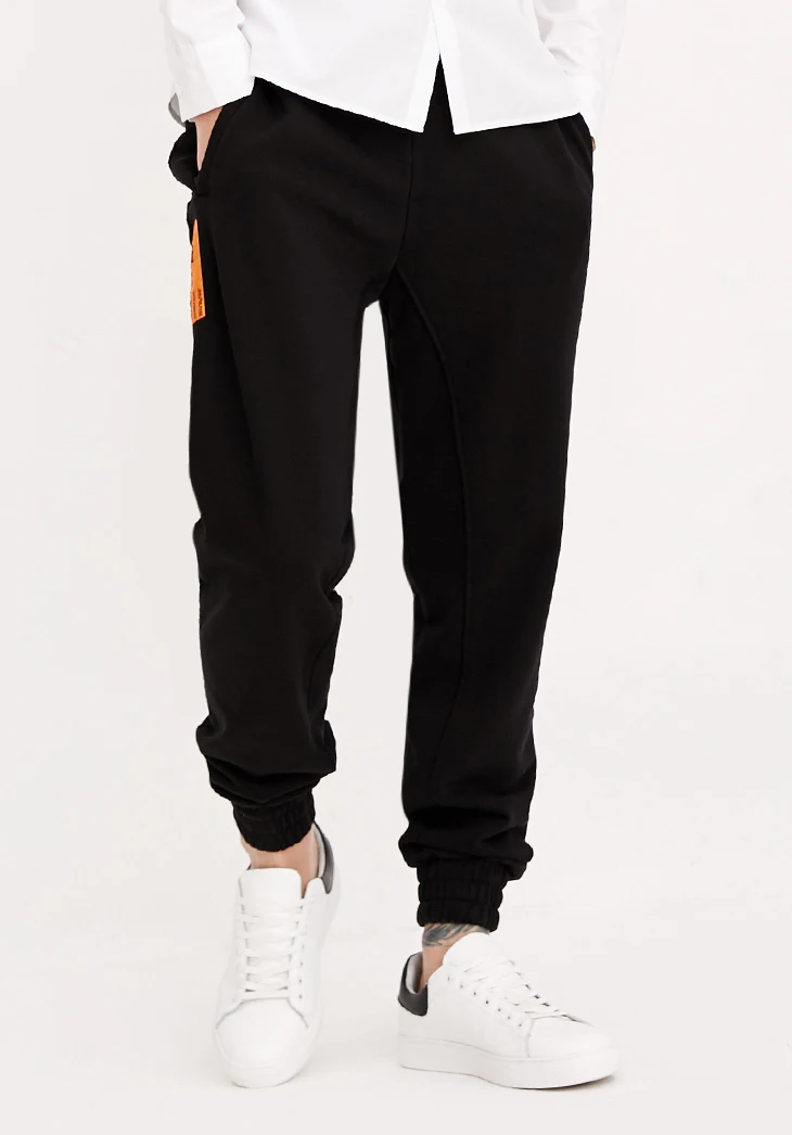 VERY BLACK MLMR мужские Хлопковые Штаны для бега JackJones бренд Мужская одежда 218314517 - Цвет: VERY BLACK