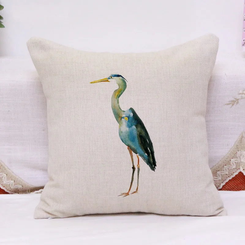 Оптовая продажа Подарочный чехол для подушки скандинавские Альбатросы