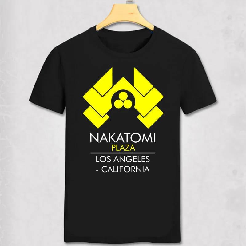 NAKATOMI футболка с логотипом Накатоми Плаза Защитная для мужчин жесткий Брюс Уиллис