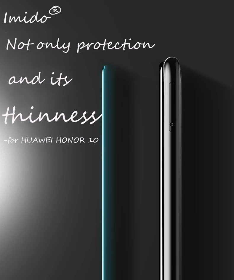 Дождевик надежное закаленное стекло для huawei Honor 10 9 полное покрытие протектор