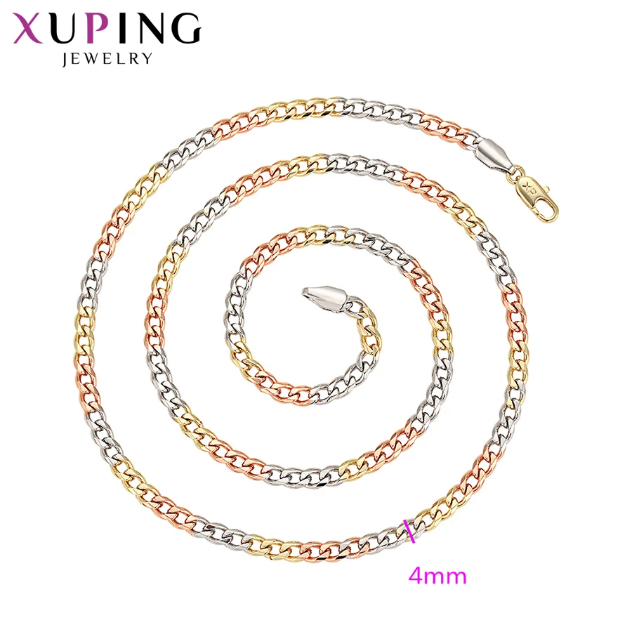 Xuping Hyperbole Стильное ожерелье с цветным покрытием модные ювелирные изделия для