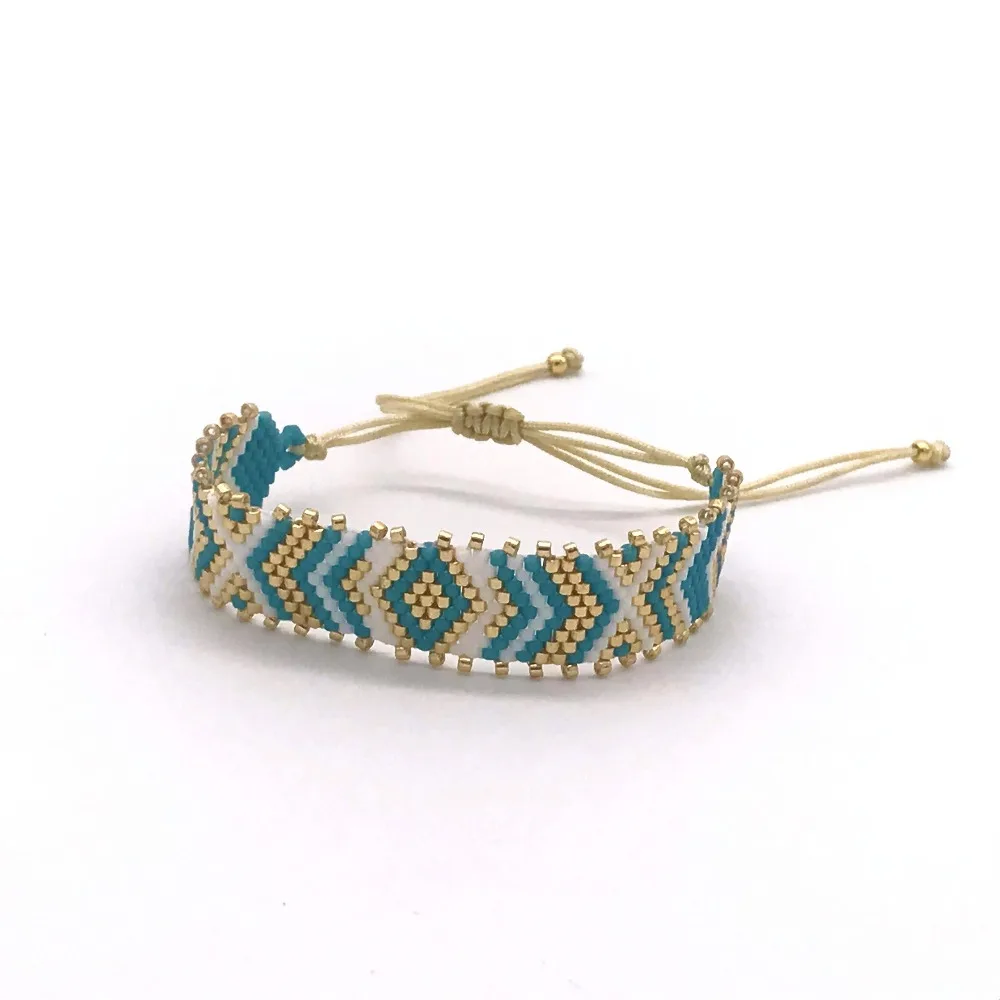 Go2boho браслеты сглаза браслет Perles Miyuki Delica браслет Insta модные ювелирные изделия Bohem Bileklik для женщин подарок ручной работы