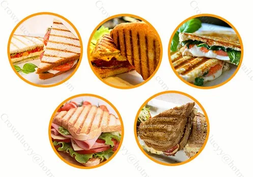 Жареный сэндвич или машина для панини коммерческий двойной гриль Panini Панини