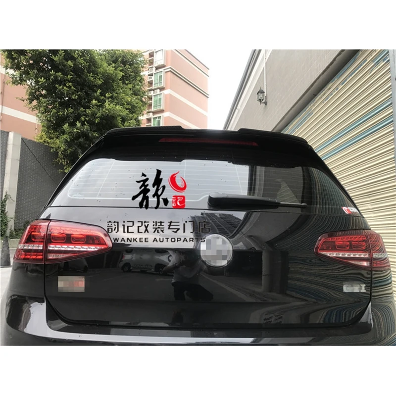 Golf 7 MK7.5 карбоновое волокно Авто крыша спойлера для Volkswagen VW mk7 VII Golf7.5 2014 2017|Спойлеры