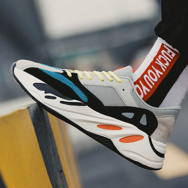 2019 повседневная мужская обувь дышащая Летняя Сетка мужские кроссовки для