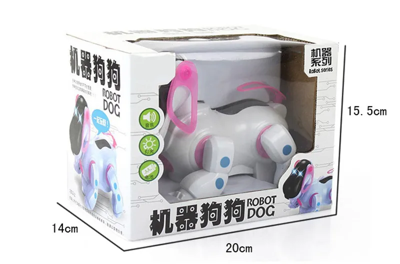 Weya RC игрушка робот собака танцевать электронные ПЭТ при ходьбе Танцы Lightning