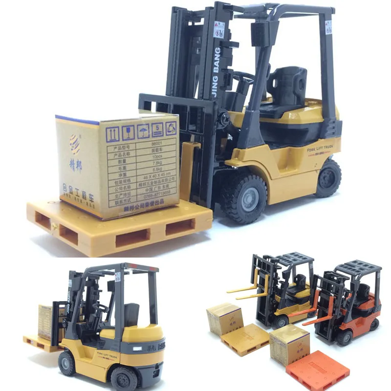 1:60 scale alloy Engineering vehicles Alloy model car lift forklift Boxed gift High simulation free shipping | Игрушки и хобби