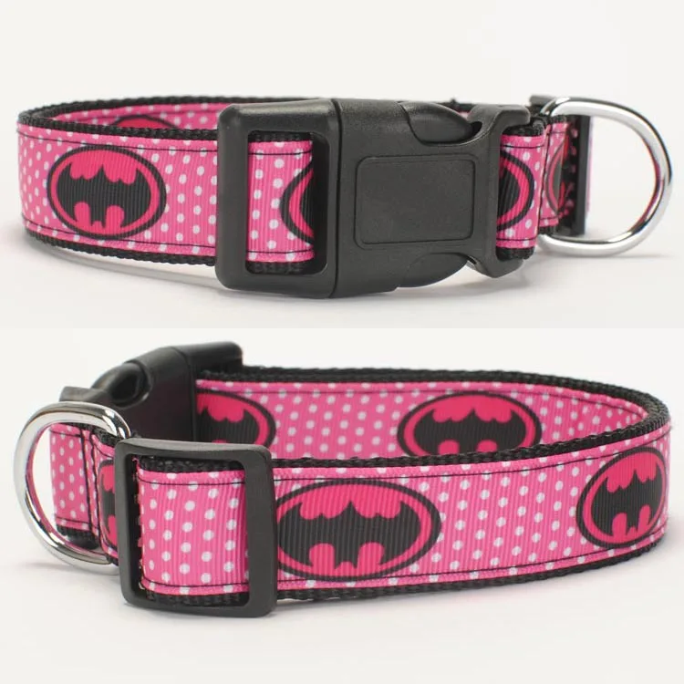 Уплотненные мягкие складные нейлоновые Ожерелья для щенков мультяшная розовая