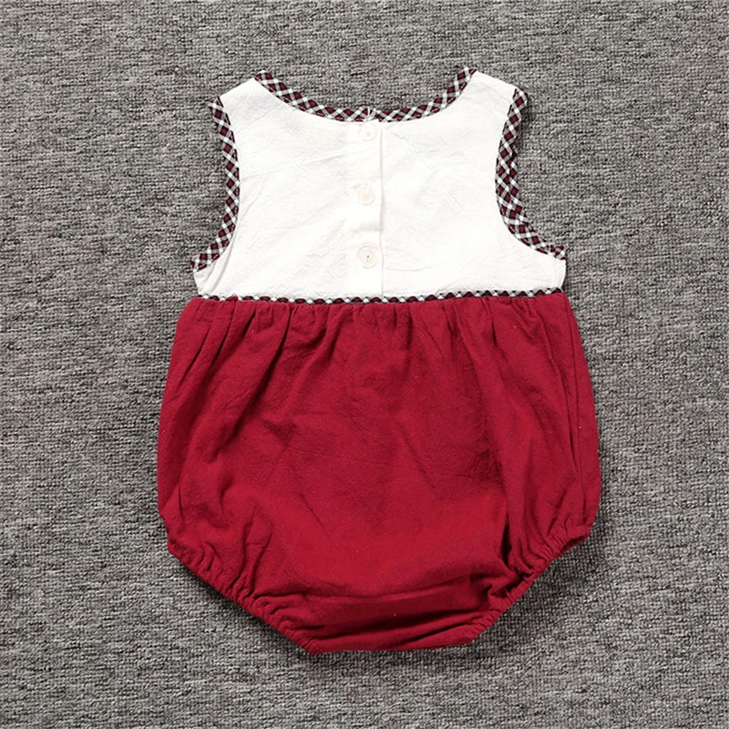 Модные комбинезоны для новорожденных хлопковый жилет маленьких девочек цвет