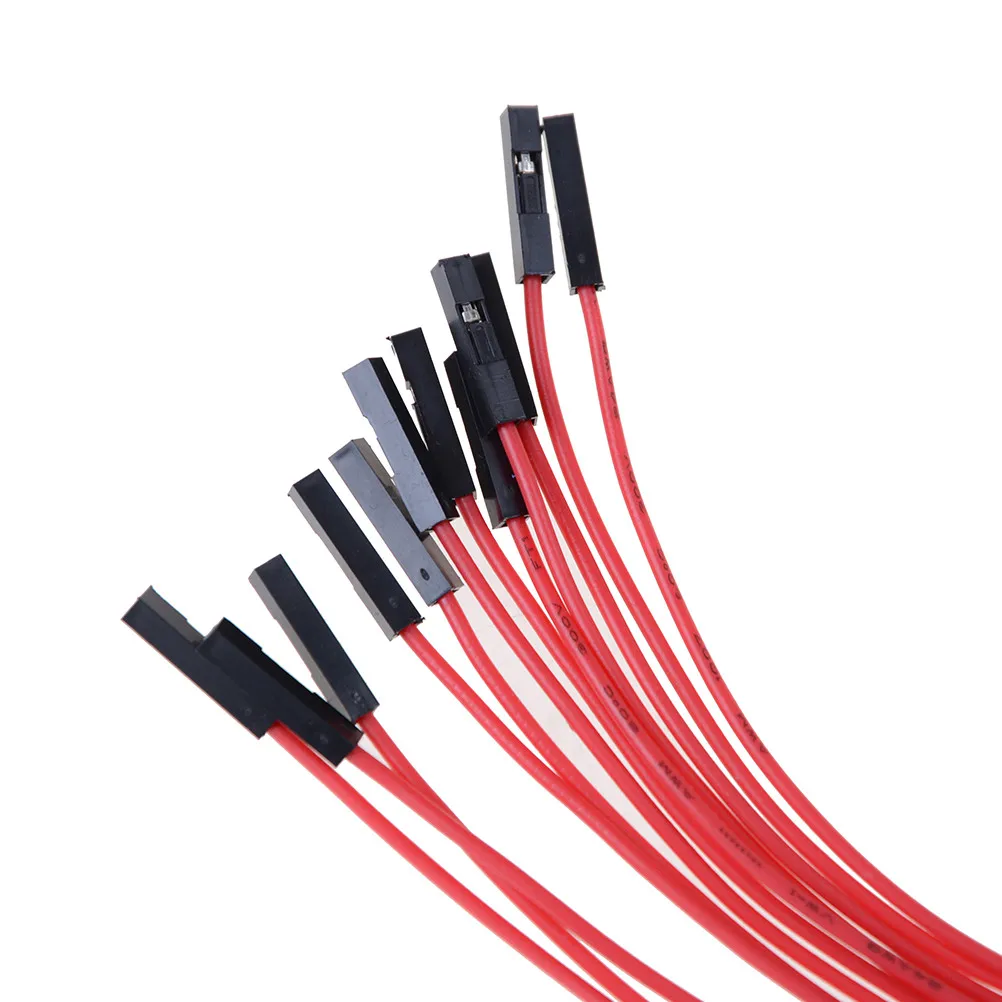 10 шт./лот кабель Dupont 20 см мягкий ПВХ провод 24AWG 1Pin Женский Соединительный провод|wire