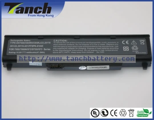 Laptop batteries for BENQ JoyBook 7000 23.20116.001 I304RJ 23.20116.021 FFSPK-01045 S72 S72-145 10.8V 6 cell | Компьютеры и офис