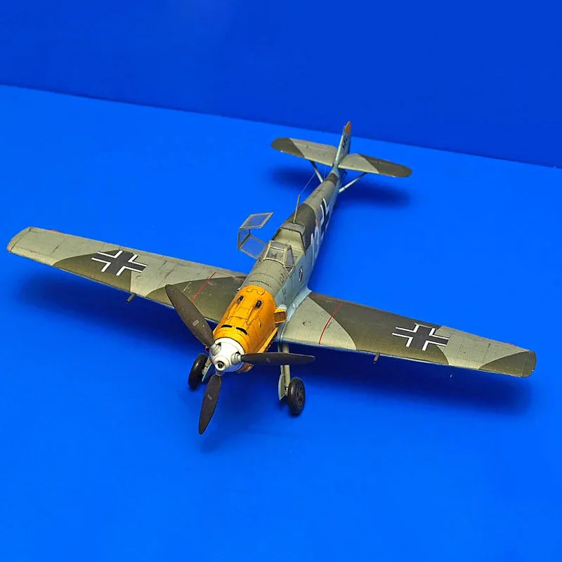 1/32 масштабная немецкая BF 109 E 4 модель истребителя самолета ручная сборка для