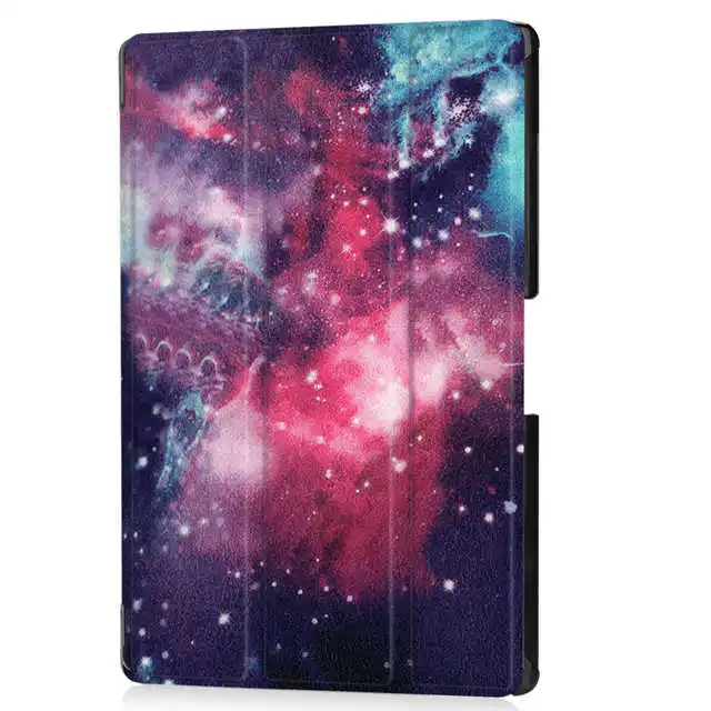 Galaxy Магнитный чехол для планшета acer Iconia Tab 10 A3-50 10,", Чехол-подставка iBuyiWin из искусственной кожи для A3 A50+ экранная пленка+ ручка - Цвет: Galaxy