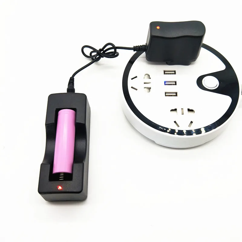 DC 4,2 V 500MA 3,5 мм умное зарядное устройство EU US plug 18650 перезаряжаемая батарея зарядное устройство адаптер питания для фонарика фонарь-вспышка