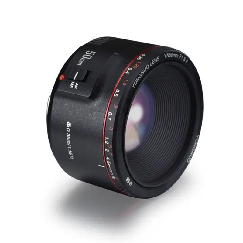 Объектив Cadiso YN50mm F1.8 II с автофокусом и большой апертурой для цифровых зеркальных