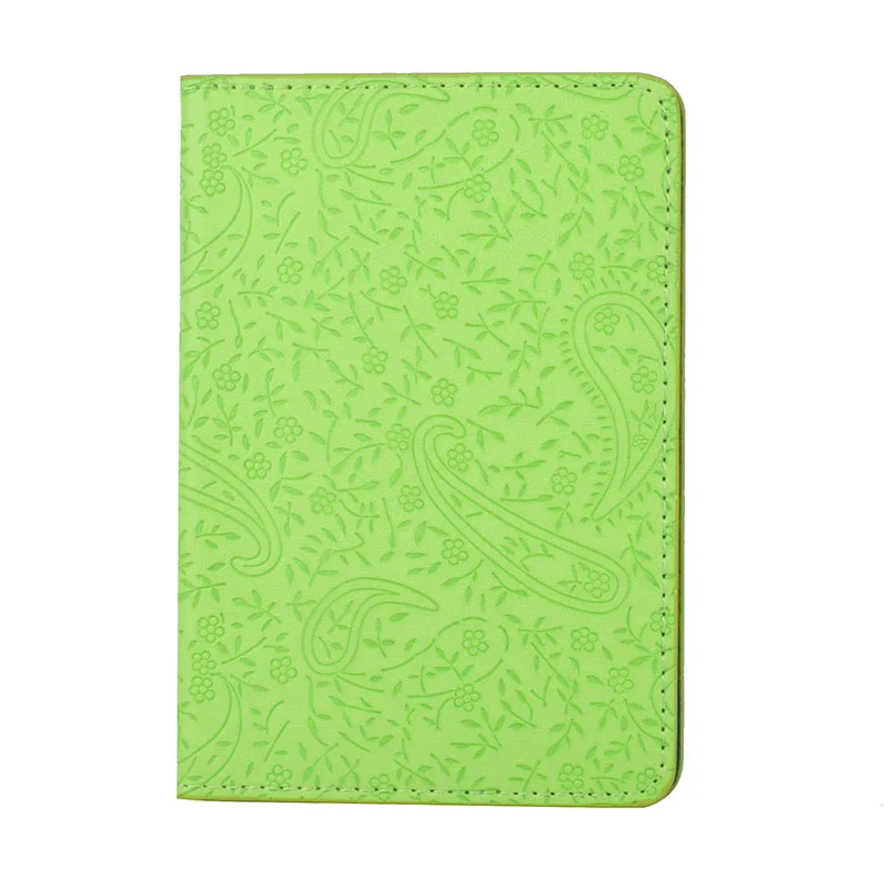 light green Жесткий кожаный чехол для паспорта, для мужчин и женщин, кошелек, кредитный Чехол для карт, Израиль, Россия, Франция, США - Цвет: light green