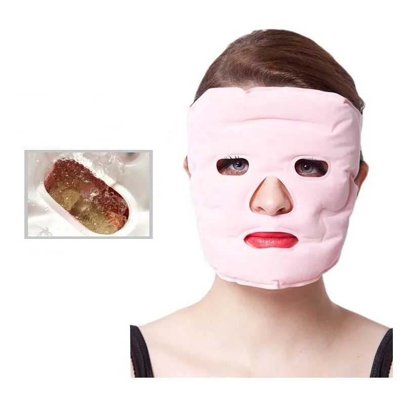 Маска для лица с турмалиновым гелем и магнитным магнитом. Косметическая маска