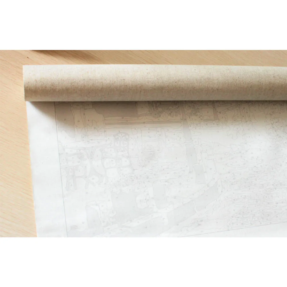 DIY живопись по номерам ручная роспись холст картины маслом изделие цветок в