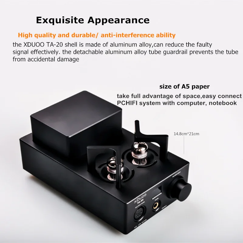 Оригинальный XDUOO TA-20 высокопроизводительный сбалансированный ламповый