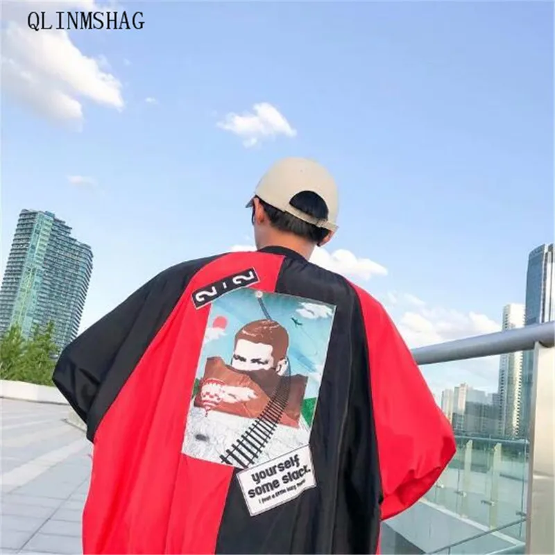QLINMSHAG 2019 новая хип хоп брендовая легкая спортивная куртка Стильная Повседневная