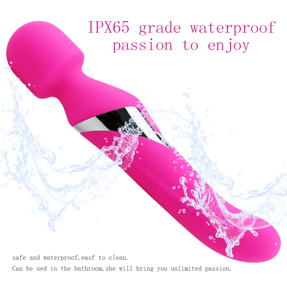 Man nuo Dual Head Vibrator 360 Rotating Sex Toys for Women AV Wand Vagina Massager G-Spot Powerful Adult Product | Красота и здоровье