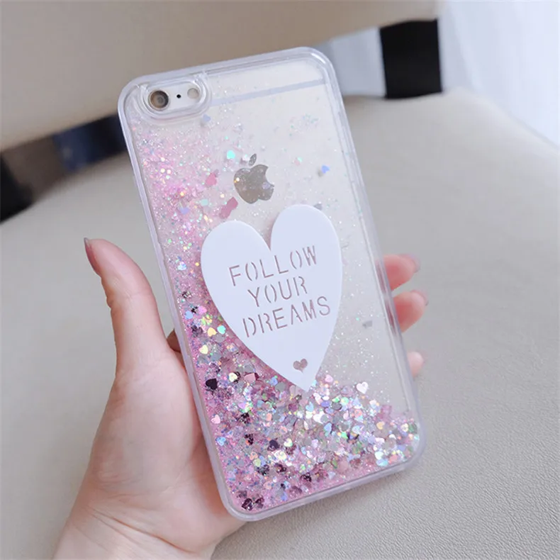 For iPhone X XS Max XR Phone Case luxury Liquid quicksand Sand Bling shockproof Soft TPU Protective cover Caque | Мобильные телефоны