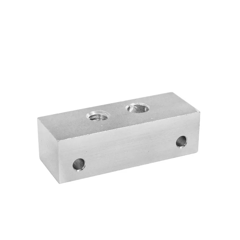 

1pcs Makebot Single head single nozzle throat fixed aluminum blocks MK7 MK8 for 3D printer extruder